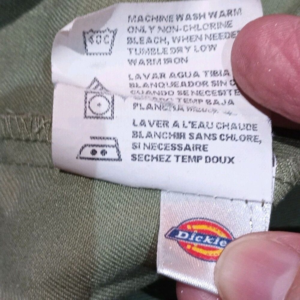 Men's 4XL Dickies‎ Short Sleeve Beige Twill Mechanic Work Uniform Shirt - Picture 5 of 7